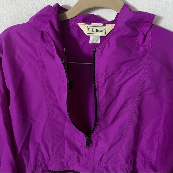 L.L. Bean Anorak Jacket vintage womens purple medium - Picture 11 of 11